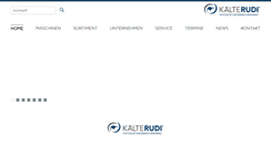Desktop Screenshot of kaelte-rudi.de